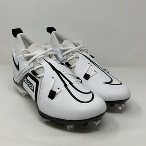 Nike Alpha Menace Pro 3 Detachable Football Cleats DR5662-100 Men size 10 White
